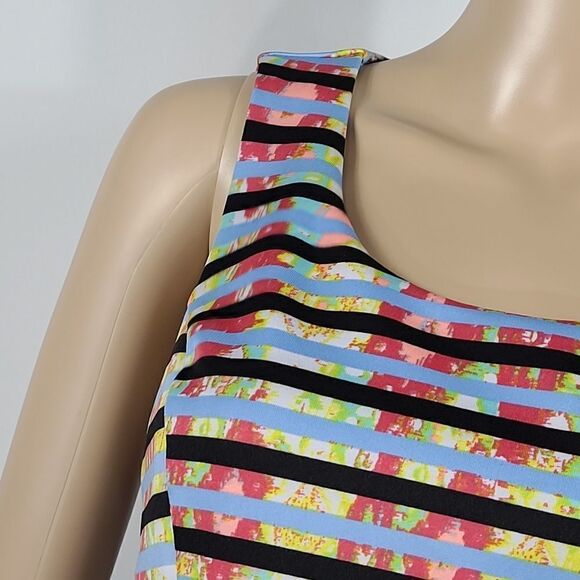 My Michelle Multicolor Striped Skater Dress - Picture 3 of 15